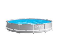 Intex 26710EH above ground pool Framed pool Round 6503 L Grey