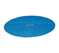 Intex Solar Pool Cover Pool Protector Pool Safety Cover Blue Polyethylene