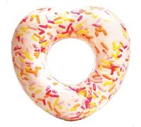 Intex Sprinkle Donut Heart Tube, Inflated Size: 94cm x 89cm x 25cm (56253NP)