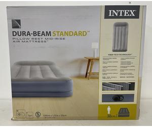 Intex Standard Pillow Rest Mid-rise Air Mattress Twin - FREE SHIPPING - BNIB
