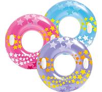 - Intex Stargaze Tube 36 Large Swim Ring Float Pool Beach Toy w/Stabilizing Handles #59256EP by Intex