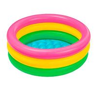 Intex 57107NP John Adams Leisure 24-inch Sunset Glow Baby Pool, Pink-Yellow-Green, 1 Size