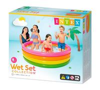 Intex Sunset Glow Inflatable Paddling Pool - 4 Rings
