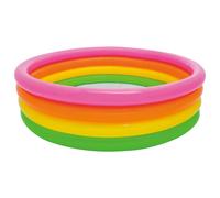 Intex Sunset Inflatable Pool Above Ground Pool with 3 Rings Paddling Pool