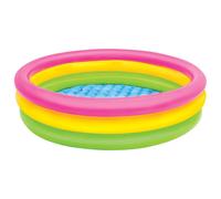 Intex Sunset Inflatable Pool Above Ground Pool with 3 Rings Paddling Pool