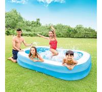 Intex Swim Centre Inflatable Family Pool, Blue, Size 48cm x 152cm x 203cm, Vinyl | Charlies