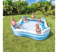 Intex Swim Centre Square Inflatable Family Lounge Pool