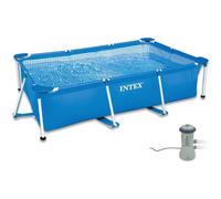 Intex Swimming Pool Large WITH FILTER PUMP - Rectangular Frame 300 x 200 x 75cm