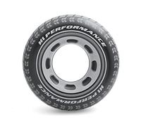 Intex - Swimming tube Giant car tyre 91cm,Black