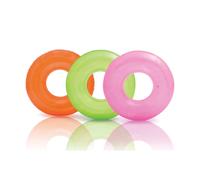 Intex Transparent Inflatable Swimming Pool Tube Raft Colors May Vary (3-Pack)