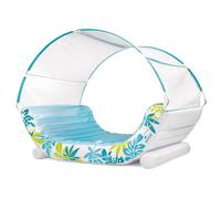 Intex Tropical Canopy Lounge Pool Air Mattres Clear 224x150x165 cm
