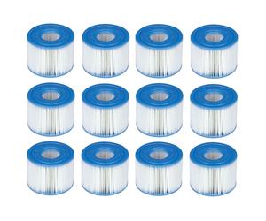 Intex Type S1 PureSpa 29001E Easy Set Pool Filter Cartridges - 12 Pack