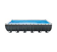 Intex Ultra Xtr 732x366x132 Cm Steel Rectangular Frame Above Ground Pool Grey 31805 Liters