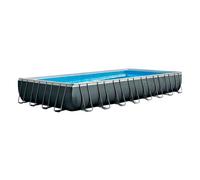 Intex Ultra Xtr 975x488x132 Cm Steel Rectangular Frame Above Ground Pool Blue,Grey 54368 Liters