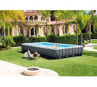 Intex Ultra XTR Frame Rectangular Above Ground Swimming Pool 32ft x 16ft x 52"