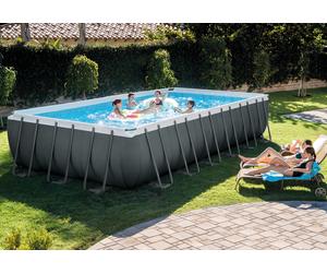 Intex Ultra XTR Rectangular Above Ground Swimming Pool 24ft x 12ft #26364