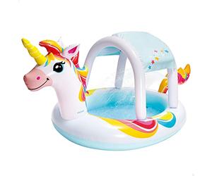 Intex Unicorn Spray Pool, Inflated Size: 254cm x 132cm x 109cm (58435NP)
