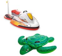 Intex Wave Rider And Sea Turtle Swimming Pool Ride-On