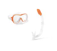 INTEX AQUA FLOW WAVE RIDER SNORKEL SWIM SET YOUTH AGES 8 PLUS ORANGE 55647