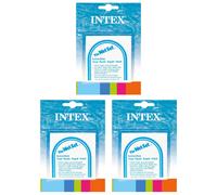INTEX Wet Set Adhesive Vinyl Plastic Swimming Pool Tube Repair Patch 18 Pack Kit