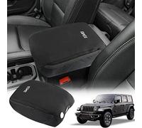 INTGET Car Center Console Cover for 2020 2021 2022 2023 Jeep Gladiator Wrangler JL JLU 2018 2019 Armrest Cover Pad Accessories for Gladiator Wrangler JL Sahara Sport Rubicon Unlimited Console Cover