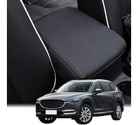 INTGET Car Center Console Cover for Mazda CX5/CX-5 Accessories 2024 2023 2022 2021 2018 2019 2020 Armrest Cover Dog Seat Arm Rest Box Lid Protector(Red)