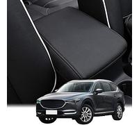 INTGET Car Center Console Cover for Mazda CX5/CX-5 Accessories 2024 2023 2022 2021 2018 2019 2020 Armrest Cover Dog Seat Arm Rest Box Lid Protector(Black)