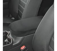 INTGET Center Console Armrest Cover for Toyota RAV4 Accessories 2025 2024 2023 2022 2021 2020 2019 Leather Middle Console Lid Cover Protector Arm Rest Covering Car (Black Neoprene)
