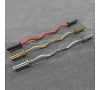 InTheMarket 4ft Olympic EZ Curl Bar - 1.2m Weightlifting Barbell with Knurled Grip - Ergonomic Bar for Bicep Curls & Tricep Extensions - Fits 2-Inch Olympic Plates for Home Gym Strength Training