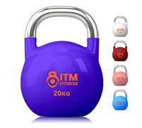 InTheMarket - ITM Fitness Competition Kettlebell - Ergonomic Handles, Uniform Size, Ideal for Strength Training & CrossFit - 4-28KG (20, Kilograms)