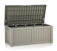InTheMarket Large Outdoor Storage Box with Lockable Lid - Weather-Resistant Resin or Polypropylene - 118L to 880L - Waterproof Deck Box for Patio, Garden, Garage - Dual-Use Seat & Organizer Bin