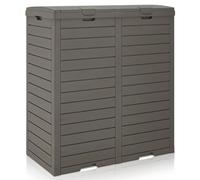 InTheMarket Large Outdoor Storage Box with Lockable Lid - Weather-Resistant Resin or Polypropylene - 118L to 880L - Waterproof Deck Box for Patio, Garden, Garage - Dual-Use Seat & Organizer Bin