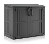 InTheMarket Large Outdoor Storage Box with Lockable Lid - Weather-Resistant Resin or Polypropylene - 118L to 880L - Waterproof Deck Box for Patio, Garden, Garage - Dual-Use Seat & Organizer Bin