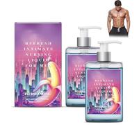 Intimate Body Wash for Men,Natural PH Balance Intimate Wash,Daily Hygiene Wash for Male Care,Blue Perfume Scent Shower Gel for Sensitive Skin