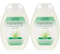 Intimate Cleansing Wash - Soap-Free, pH-Balanced Daily Feminine Hygiene Formula - Available in Aloe Vera or Original, Single or Pack of 2 (2 aloe vera)