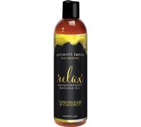 Intimate Earth Relax Aromatherapy Massage Oil Lemongrass & Coconut 120ml