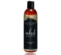 Intimate Earth Unscented Naked Aromatherapy Massage Oil, 120 Millilitre