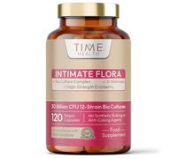 Intimate Flora - 30 Billion CFU 12-Strain - 120 Capsules - UK Made | Probiotics for Women - Nutritionist Approved - 15,000mg Cranberry Extract - Bio Cultures for Microbiome & Gut - Vegan