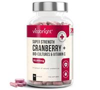 Intimate Flora Probiotics for Women | 150 Capsules | for Women | Probiotics Lactobacillus Rhamnosus + Lactobacillus Reuteri & Cranberry Extract Prebiotics & Vitamin C | VitaBright