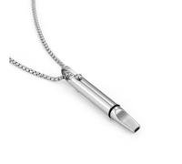 INTIMATE LOVER Breathing Necklace with Filter Cotton - Mindful Breathing Aid for Relaxation & Focus, Stainless Steel Meditation Necklace, 18.0 Inches, Stainless Steel, No Gemstone