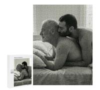 Intimate Moment between Two Men Family Jigsaw Puzzle, 500 PCS, for Adults And Families, A Satisfying Project for Experienced Puzzlers