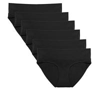 Intimate Portal Maternity Knickers Pregnancy Postpartum Underwear Foldable Cotton Pants 6-Pk Black XXL