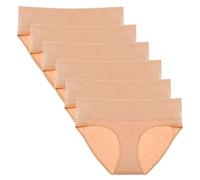 Intimate Portal Maternity Knickers Pregnancy Postpartum Underwear Under Bump Foldable Cotton Pants 6-Pk Nude XL