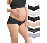 Intimate Portal Maternity Knickers Under Bump Pregnancy Postpartum Underwear Women Knickers 6-Pk Essentials M