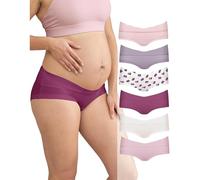 Intimate Portal Maternity Pants Under Bump Pregnancy Knickers Postpartum Underwear 6-pk Florale XL