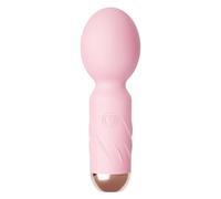 Intimate Wand Vibrator - Rose Vibrator for Mind-Blowing Pleasure - 10 Intensity Settings - USB Rechargeable & 100% Waterproof - Soft, Body-Safe Silicone - Discreet, Powerful & Travel-Ready (Pink)