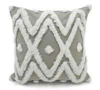 Intimates Boho Tuft Cushion - 43cm x 43cm - Grey