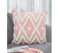 Intimates Boho Tuft Cushion - 43cm x 43cm - Pink