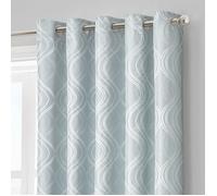 Intimates Clarissa Ring Top Curtain in Beige | Size: 168 cm width x 229 cm drop Intimates Beige 168 cm width x 229 cm drop