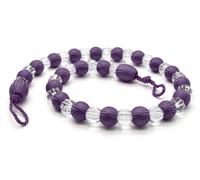 Intimates Crystal Beaded Curtain Tie Back Pair - Aubergine